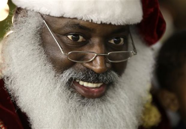 black santa